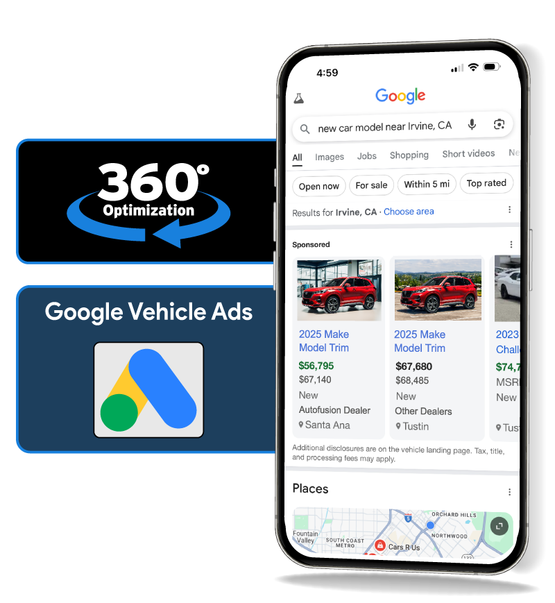 Serious Car Shoppers On Google VLA